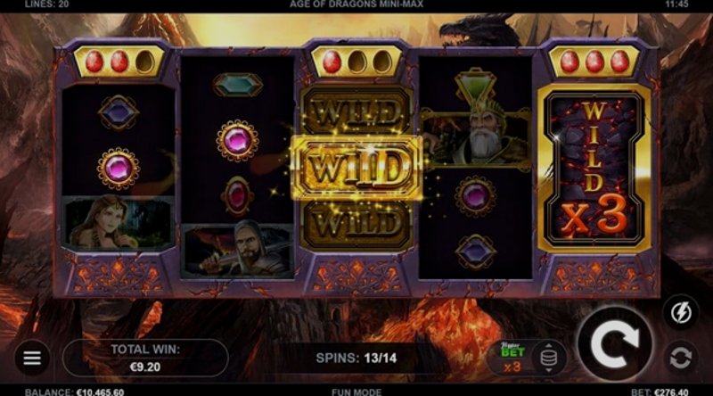 Play Age of Dragons Mini-Max by Kalamba at 1Win Casino