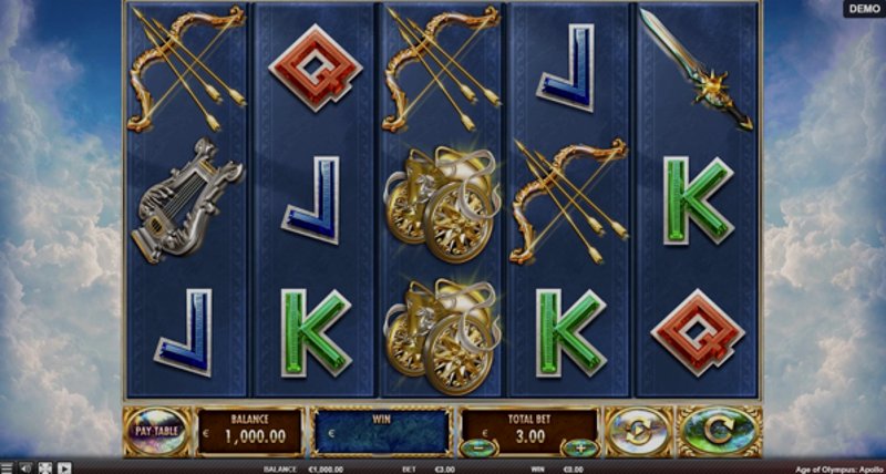 Play Age of Olympus Apollo in Kenya at 1Win Casino