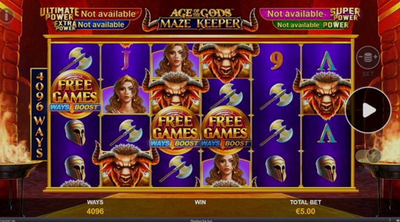 Play Age of the Gods by Playtech at 1Win Casino