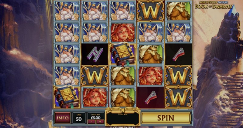 Play Age of the Gods Norse: Book of Dwarves by Playtech at 1Win Casino