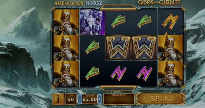 Play Age of the Gods Norse: Gods and Giants by Playtech at 1Win Casino