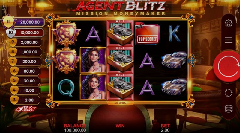 Play Agent Blitz: Mission Moneymaker by Games Global at 1Win Casino