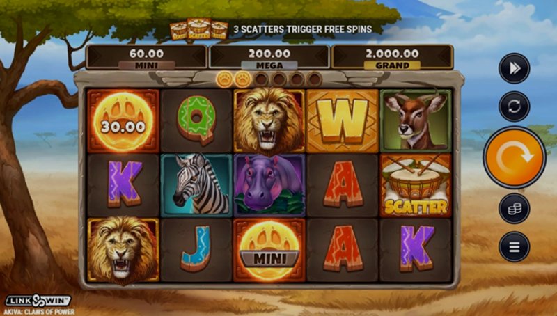 Play Akiva: Claws of Power by Games Global at 1Win Casino