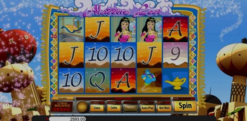 Play Aladdins Loot by Genii at 1Win Casino