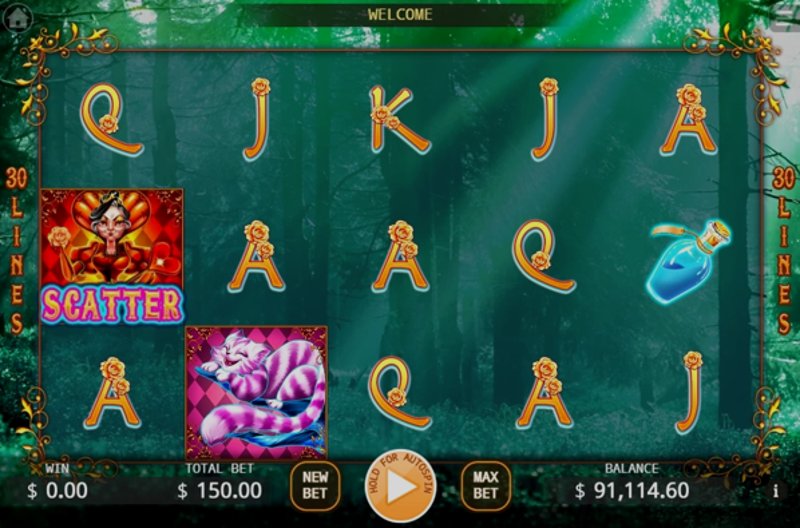 Play Alice in MegaLand by Kaga at 1Win Casino