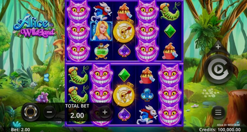 Play Alice in WildLand by Games Global at 1Win Casino