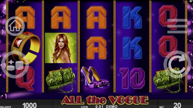 Play All The Vogue by Spinthon at 1Win Casino