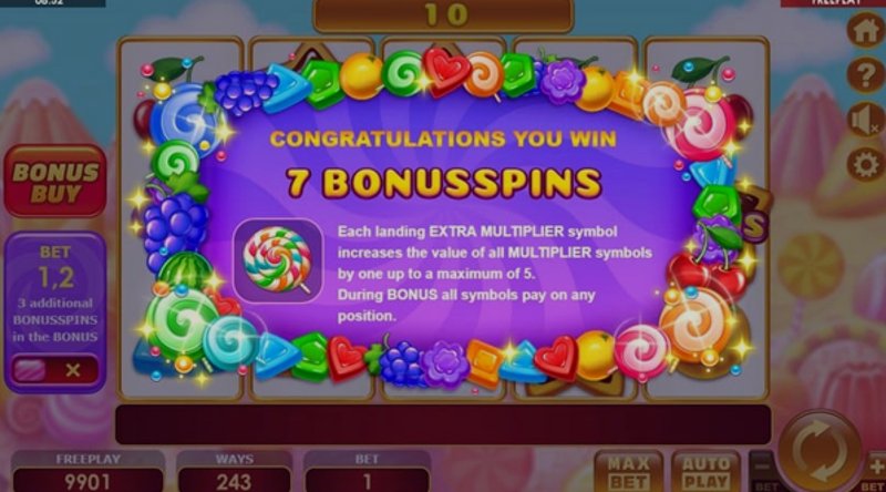 Play All Ways Candy by Amatic at 1Win Casino