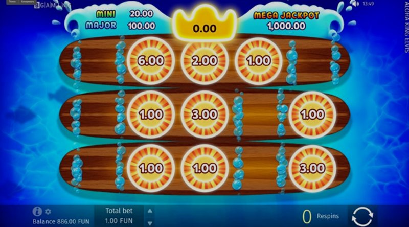 Play Aloha King Elvis in Cameroon at 1Win Casino