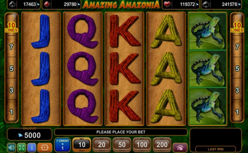 Play Amazing Amazonia by Amusnet at 1Win Casino