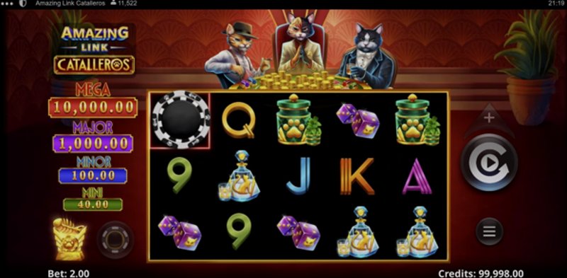 Play Amazing Link Catalleros by Games Global at 1Win Casino