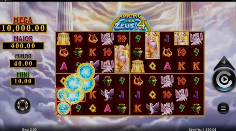 Play Amazing Link Zeus by Microgaming at 1Win Casino