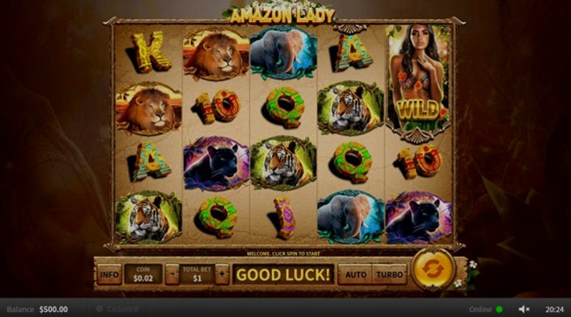 Play Amazon Lady in Canada at 1Win Casino