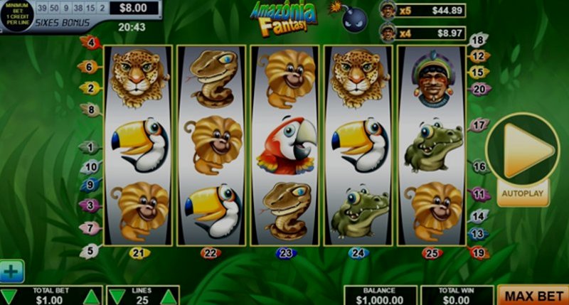 Play Amazonia by Edict at 1Win Casino