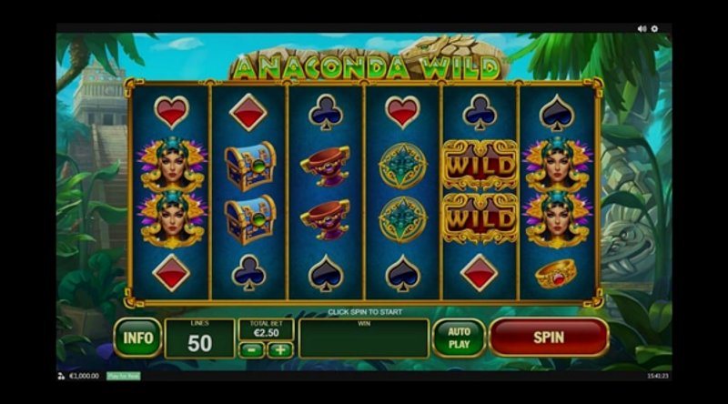 Play Anaconda Wild by Playtech at 1Win Casino