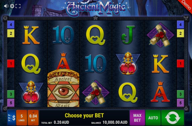 Play Ancient Magic by Gamomat Premium at 1Win Casino