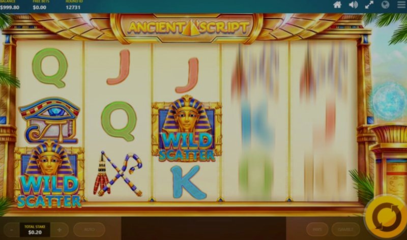 Play Ancient Script by Redtiger at 1Win Casino