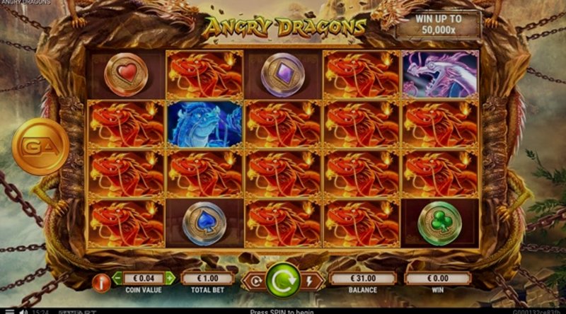 Play Angry Dragons by Gameart at 1Win Casino