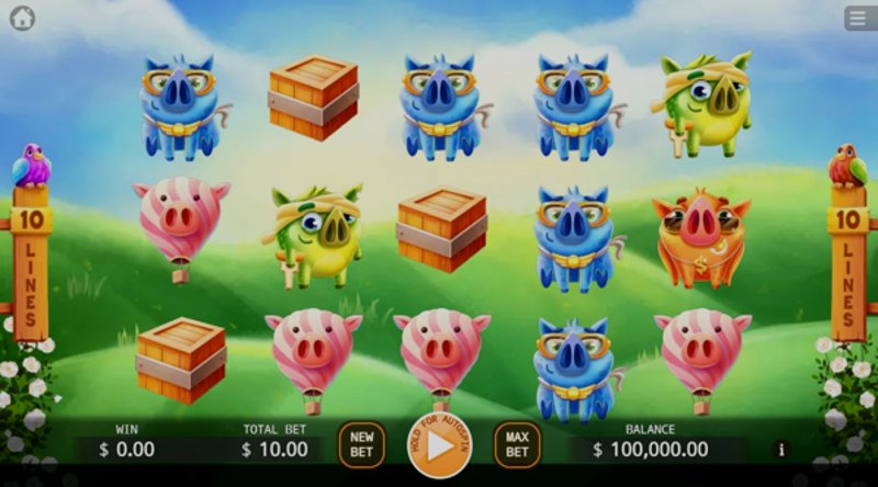 Play Angry Piggies by Kaga at 1Win Casino