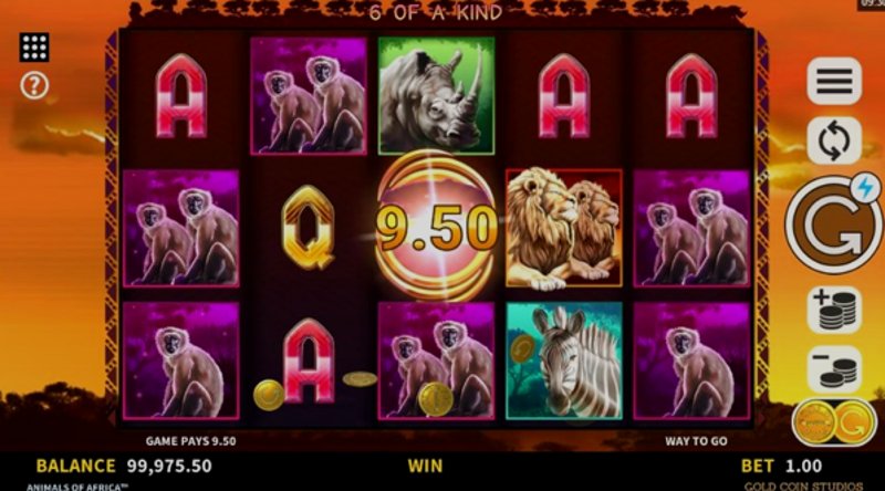 Play Animals of Africa by Microgaming at 1Win Casino