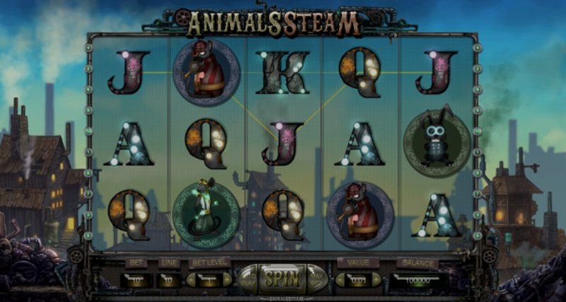 Play Animals Steam by Thunderspin at 1Win Casino