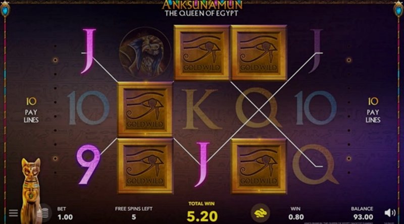 Play Anksunamun: the queen of Egypt by Mascot Gaming at 1Win Casino