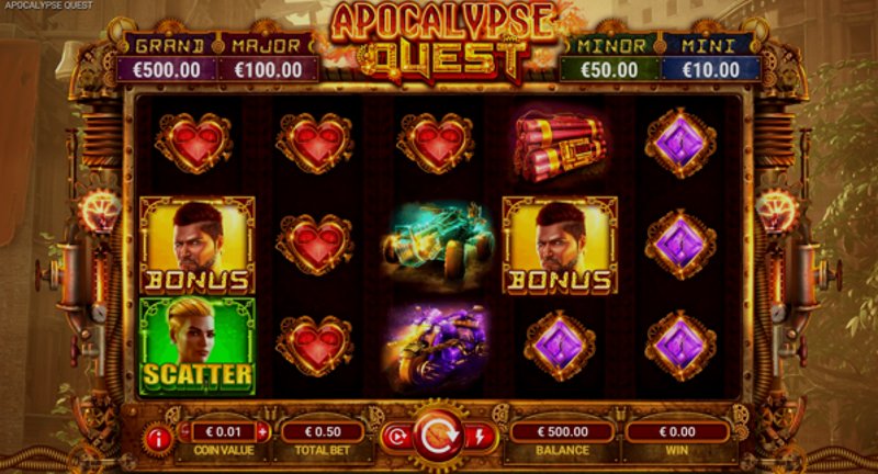 Play Apocalypse Quest by Gameart at 1Win Casino