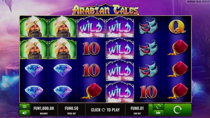 Play Arabian Tales by Platipus at 1Win Casino