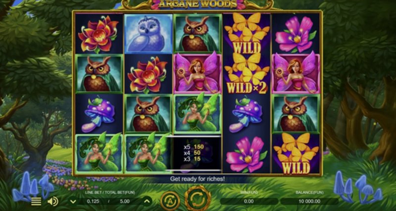 Play Arcane Woods by Zillion Games at 1Win Casino