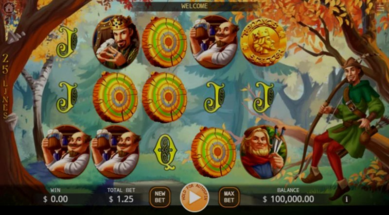 Play Archer Robin Hood by Kaga at 1Win Casino