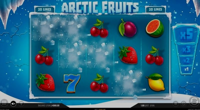 Play Arctic Fruits by 1x2gaming at 1Win Casino