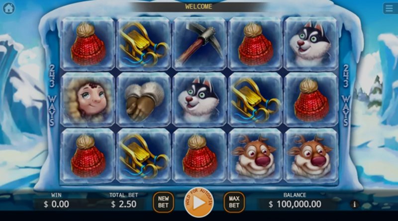 Play Arctic Storm by Kaga at 1Win Casino