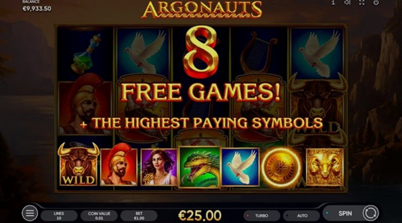 Play Argonauts by Endorphina at 1Win Casino