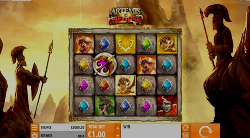 Play Artemis vs Medusa by Quickspin at 1Win Casino