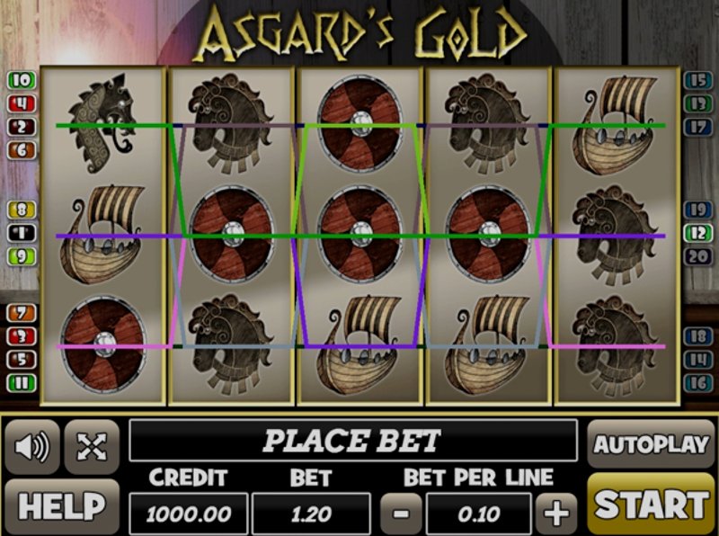 Play Asgards Gold by Play Pearls at 1Win Casino