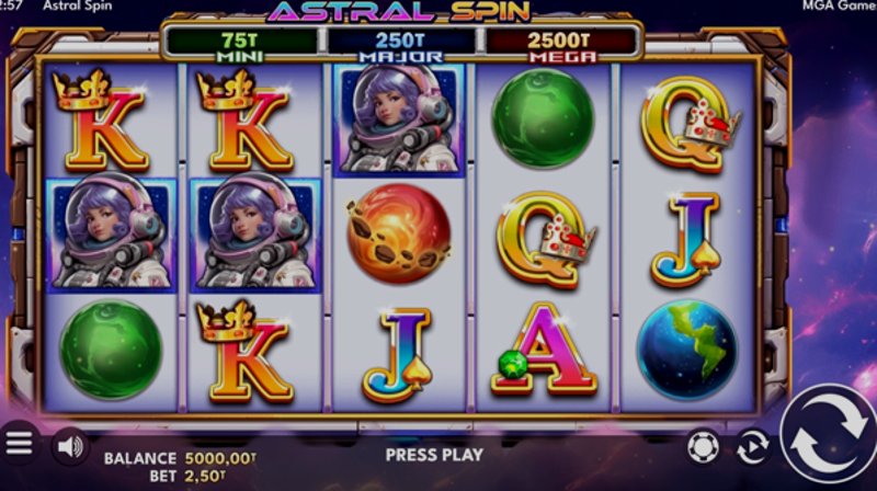 Play Astral Spin by Games Global at 1Win Casino