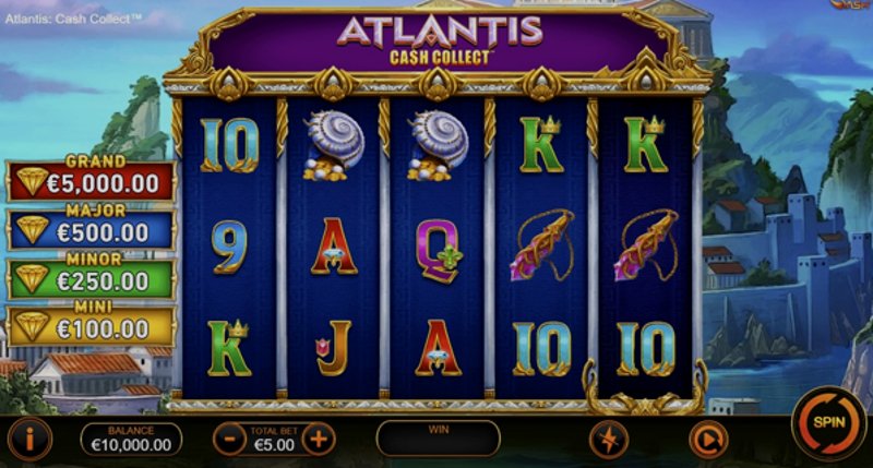 Play Atlantis Cash Collect by Playtech at 1Win Casino