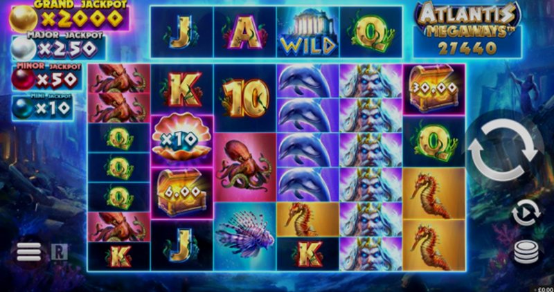 Play Atlantis Megaways by Reelplay at 1Win Casino