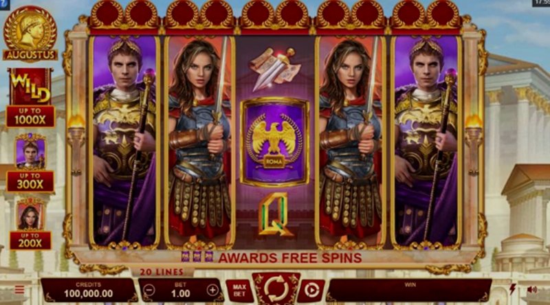 Play Augustus by Games Global at 1Win Casino