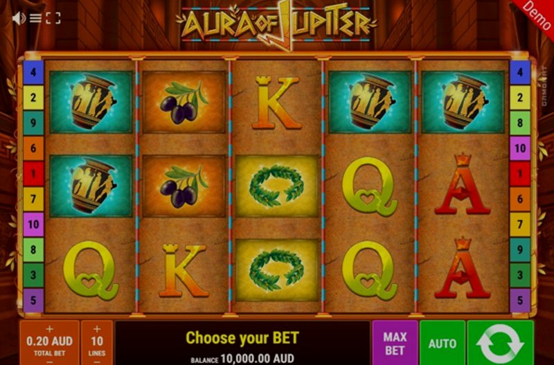 Play Aura of Jupiter by Gamomatgames at 1Win Casino