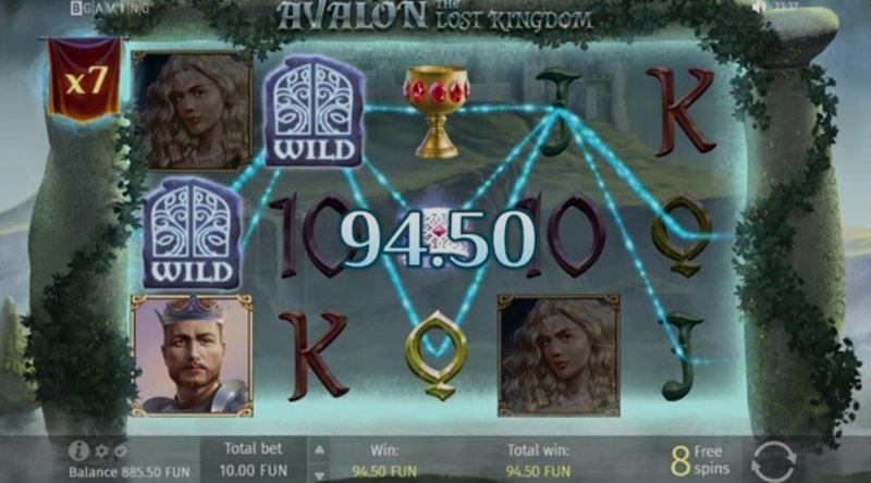 Play Avalon: The Lost Kingdom by Bgaming at 1Win Casino