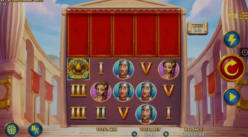 Play Ave Caesar by Leander at 1Win Casino