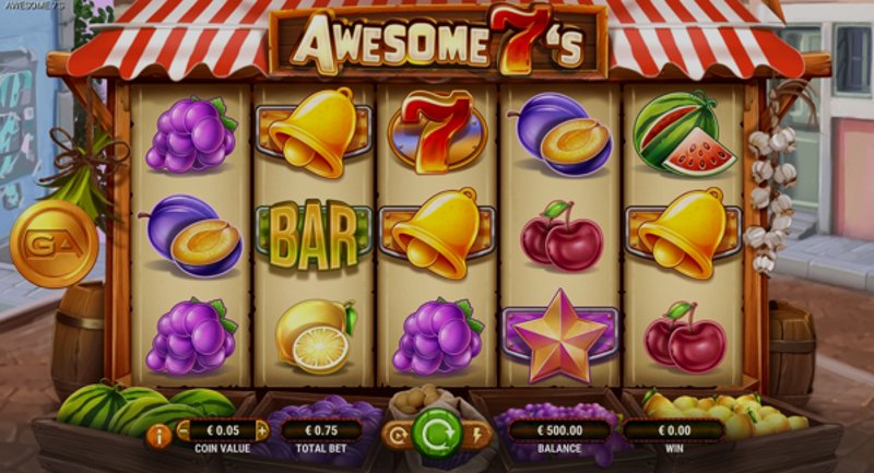 Play Awesome 7s by Gameart at 1Win Casino