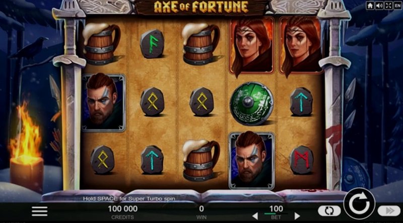 Play Axe of Fortune by Belatra at 1Win Casino