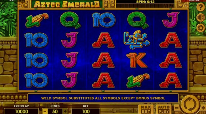 Play Aztec Emerald by Amatic at 1Win Casino