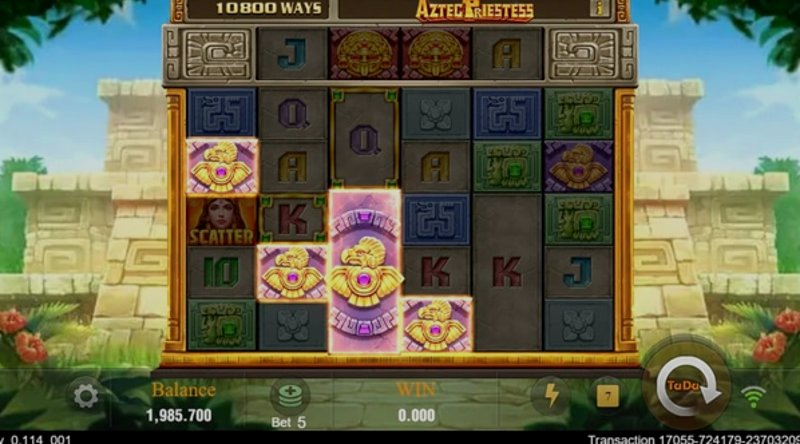 Play Aztec Priestess by Tadagaming at 1Win Casino