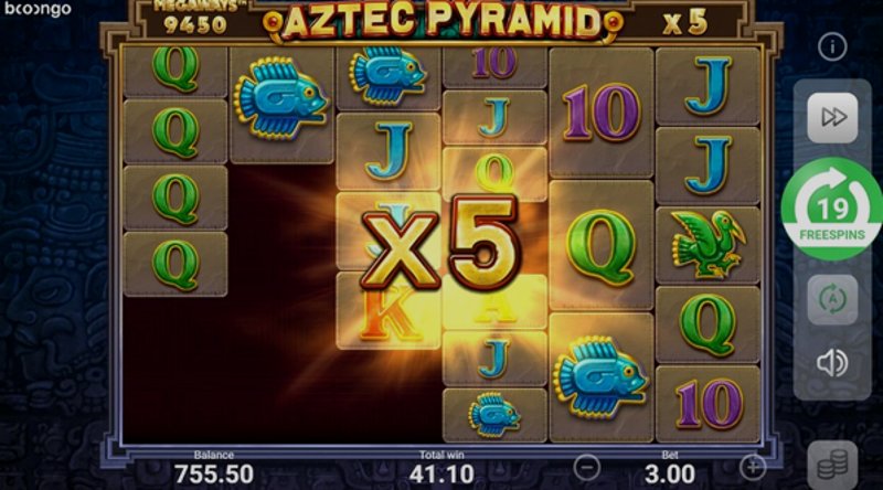 Play Aztec Pyramid by 3 Oaks Gaming at 1Win Casino