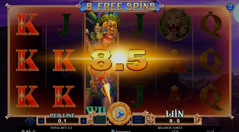 Play Aztec Spell Forgotten Empire by Spinomenal at 1Win Casino