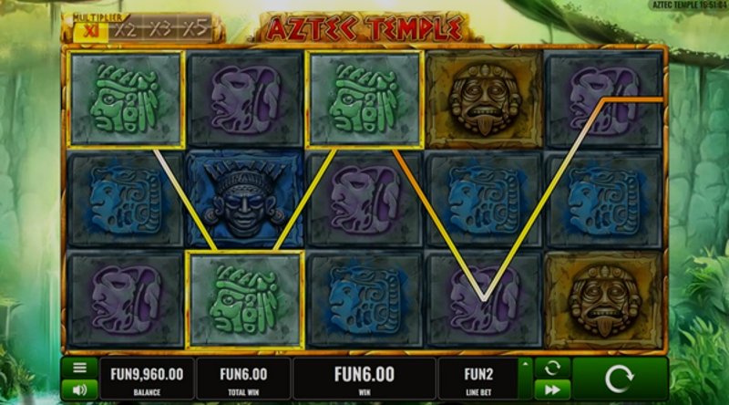 Play Aztec Temple by Platipus at 1Win Casino