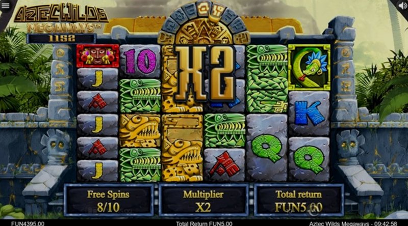 Play Aztec Wilds Megaways by Iron Dog Studios at 1Win Casino